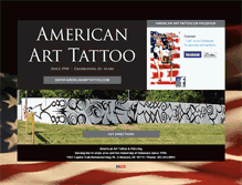 Tablet Screenshot of americanarttattoo.com